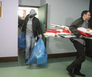 Przeszukanie w siedzibie partii Zmiana