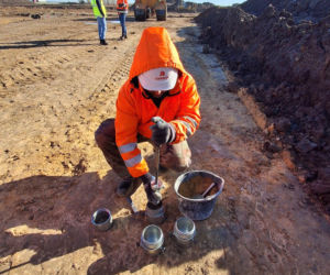 Prace na budowie odcinka S8 Kobierzyce Północ - Kobierzyce Południe