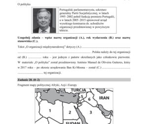 Matura: WOS. Zadania z 2018 ROKU,  akusze CKE
