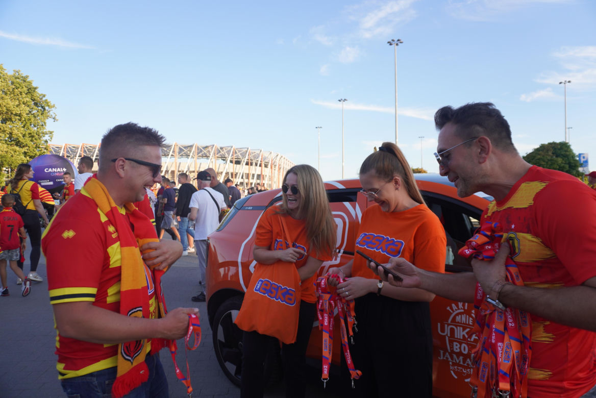 Jagiellonia-Poniewież. Liga Mistrzów i Eska Summer City na Stadionie Miejskim w Białymstoku