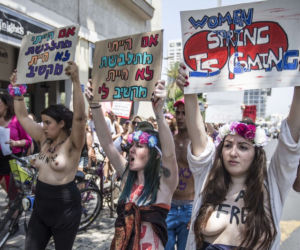 Protest Femen w Tel Awiwie