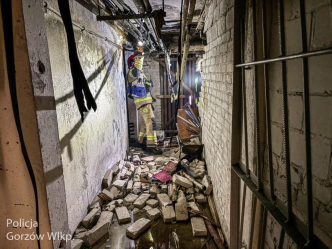 Wybuch w bloku w Gorzowie