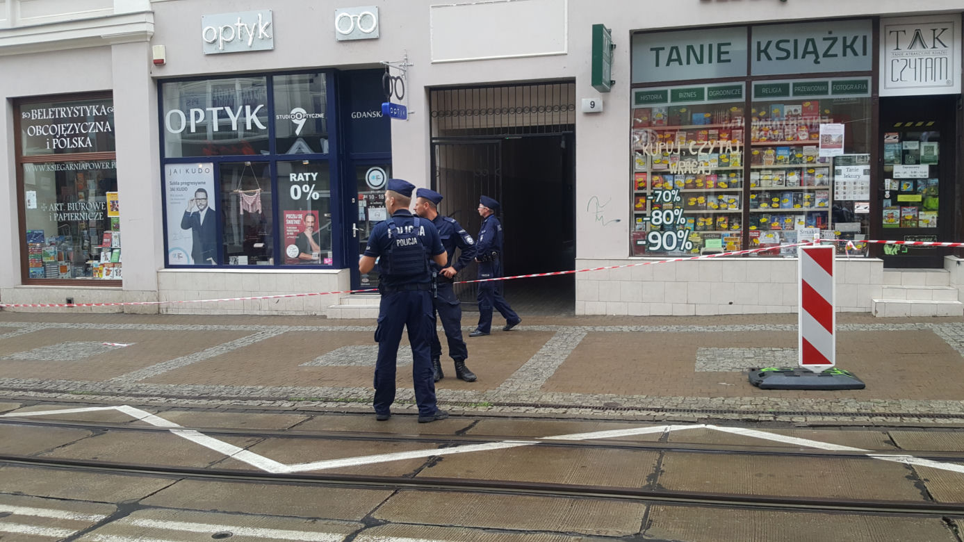 Granat w kamienicy przy Gdańskiej w Bydgoszczy