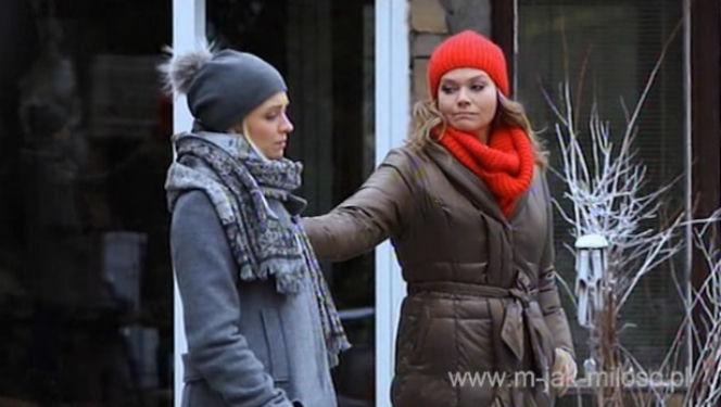 M jak miłość odc. 1224. Joasia (Barbara Kurdej-Szatan), Anna (Tamara Arciuch)