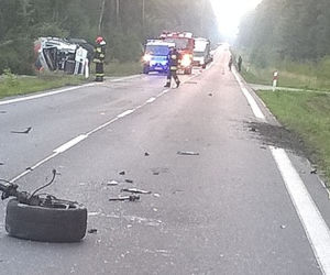 Wypadek na trasie Kolbuszowa - Mielec na Podkarpaciu