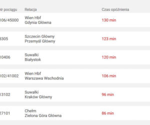 Nawet 580 minut opóźnienia! Pociągi totalnie sparaliżowane przez atak zimy