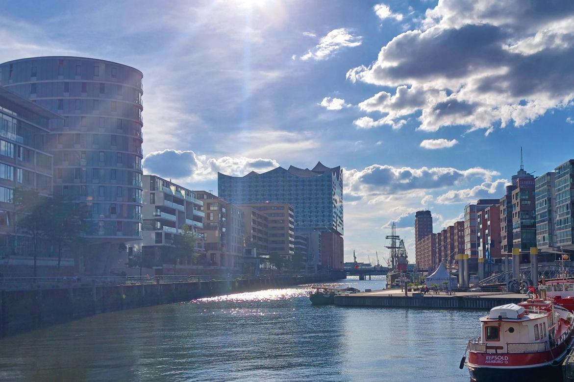 HafenCity i Speicherstadt w Hamburgu
