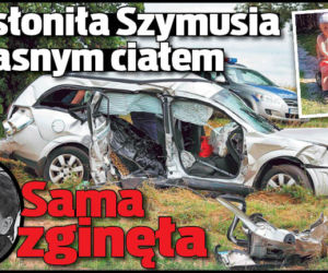 Zasłoniła Szymusia własnym ciałem