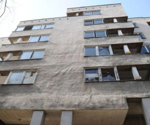Zamalowali flagi Polski i Ukrainie w Szpiegowie. Tajemnicza akcja przy Sobieskiego 100