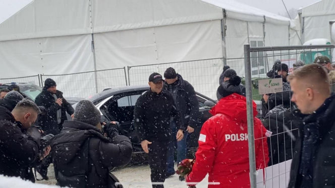 Karol Nawrocki na PŚ w Zakopanem