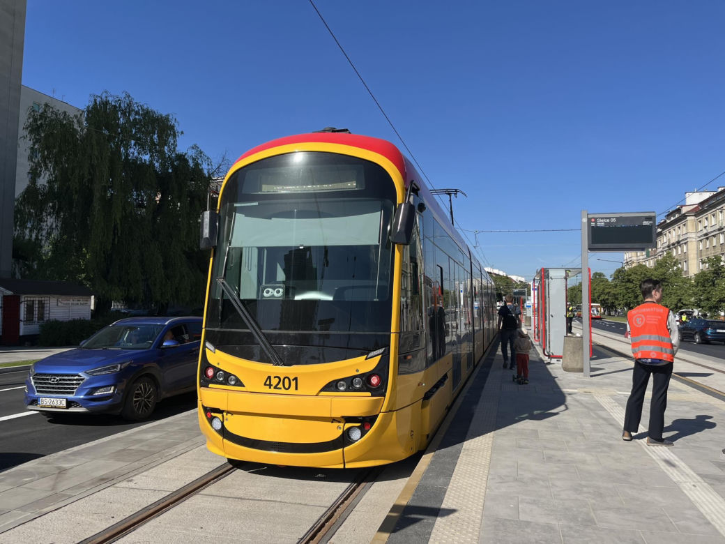Tramwaj na Sielcach