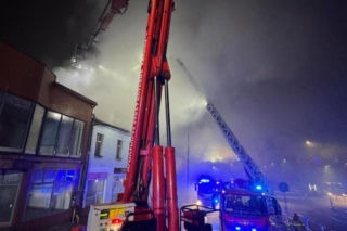 Pożar kamienicy w Będzinie. Ewakuowano mieszkańców