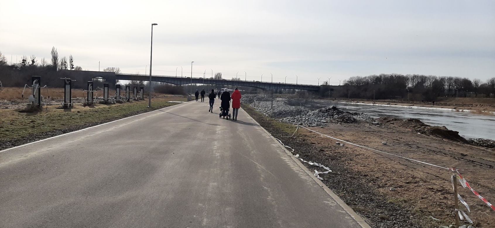Tłumy nad Wartą w Poznaniu - 20.02.2021
