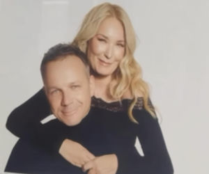 Barwy szczęścia. Karolina (Marta Dąbrowska), Bruno (Lesław Żurek)