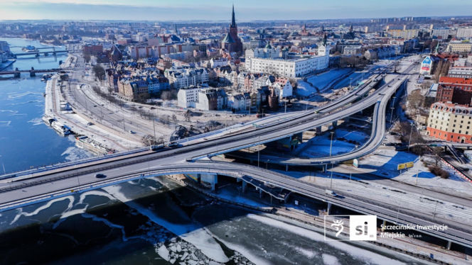 Postępy prac przy wyburzaniu łącznicy Trasy Zamkowej