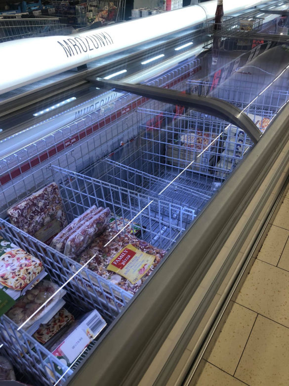 Oblężenie w radomskich sklepach z powodu koronawirusa 