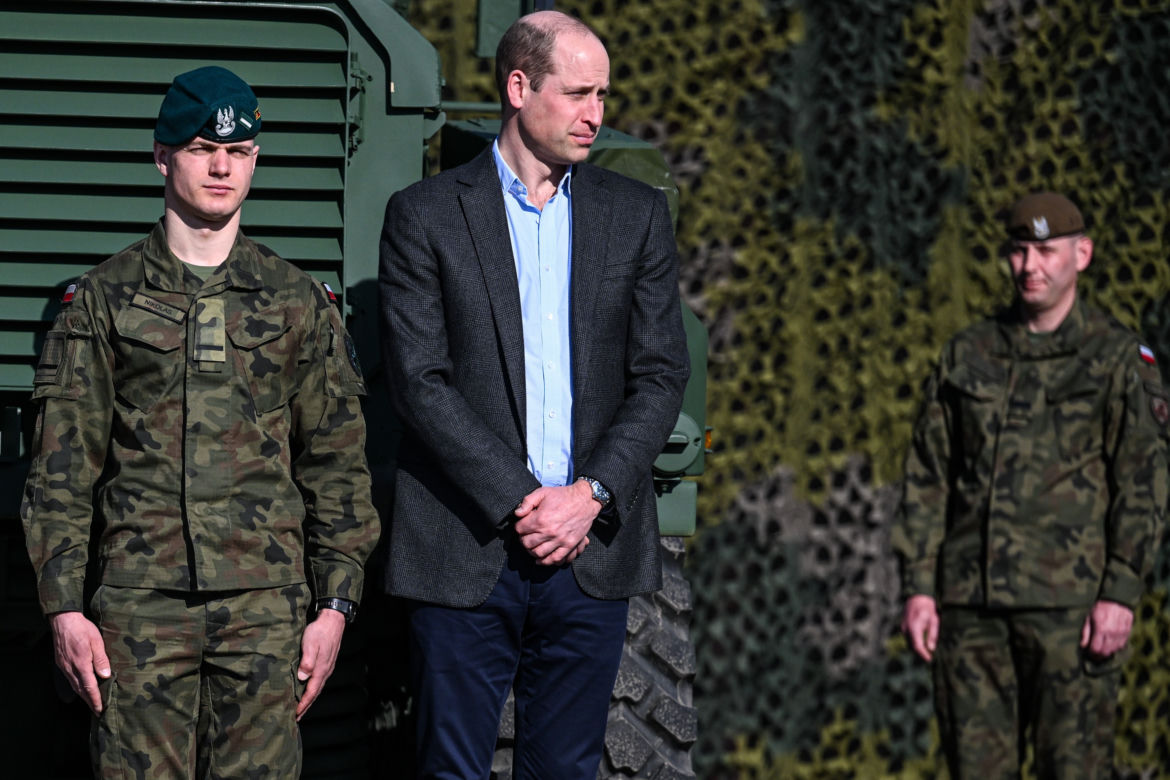 Książę William z wizytą w Polsce. Odwiedził żołnierzy w Rzeszowie
