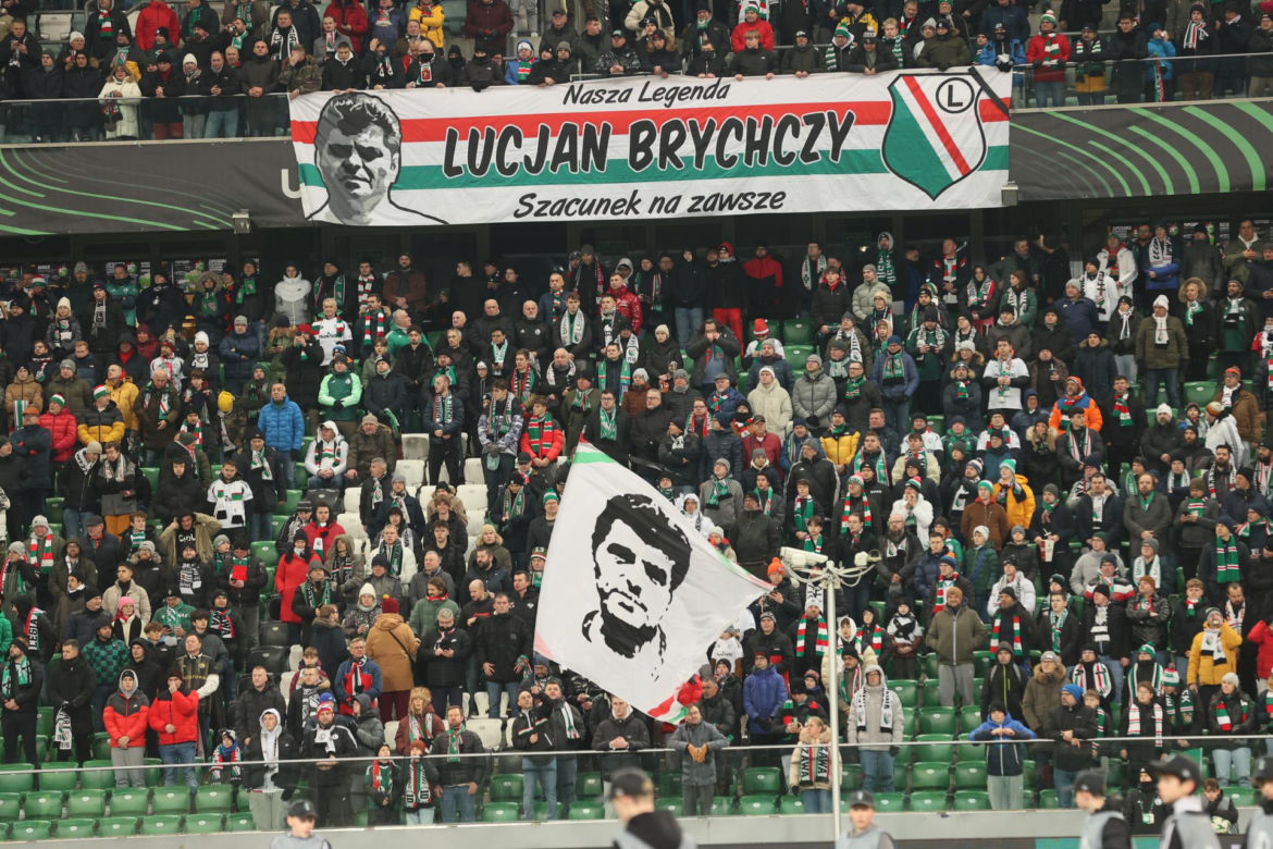 Legia - Lugano pożegnanie Brychczego