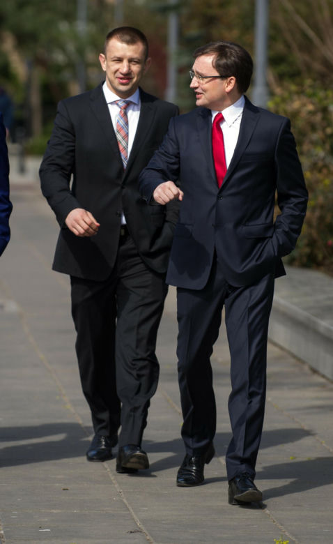 Zbigniew Ziobro i Tomasz Adamek