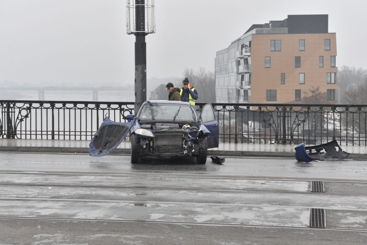Wypadek na moście Poniatowskiego