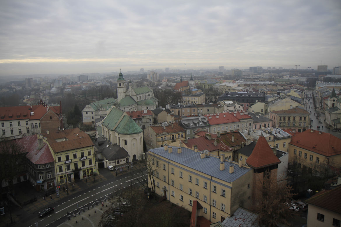Panorama Lublina widziana z Wieży Trynitarskiej
