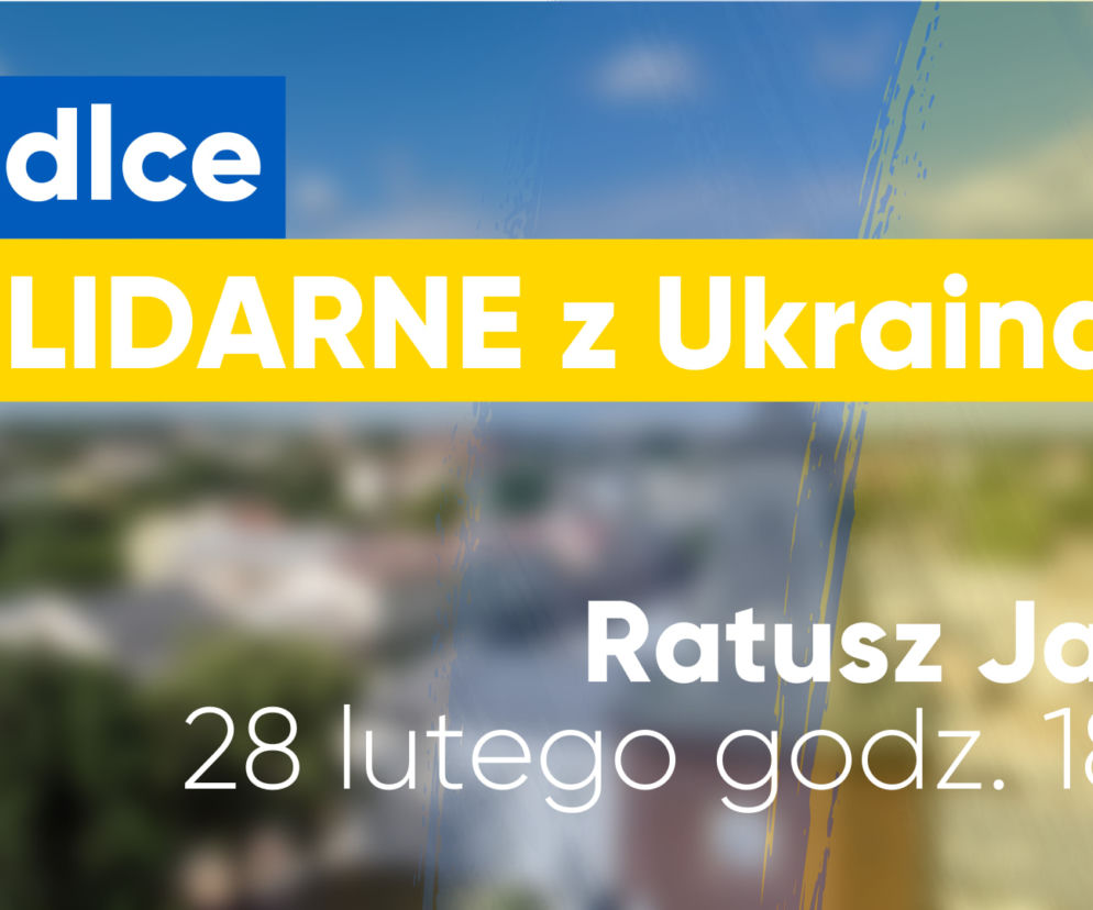 Siedlce solidarne z Ukrainą – w poniedziałek pokojowa demonstracja „pod Jackiem”!