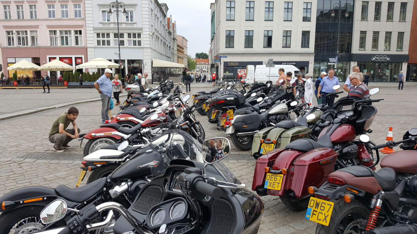 Bydgoszcz opanowali harleyowcy