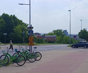 Mur między osiedlami w Szczecinie