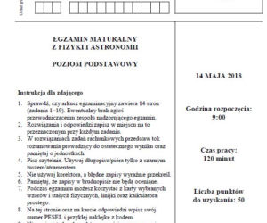 fizyka dodatkowe - arkusze maturalne