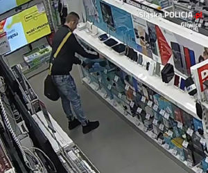 Gliwice: Okradł sklep komputerowy. Rozpoznajesz go?