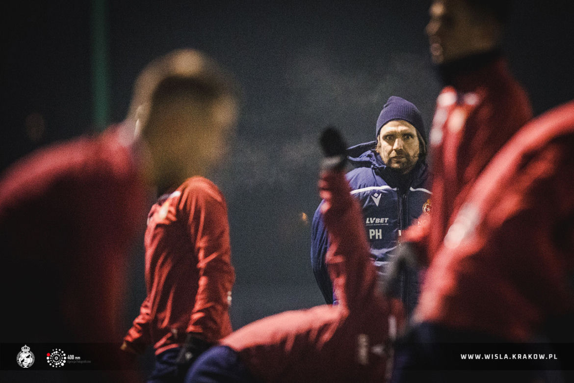 Trening Wisły Kraków przed derbami