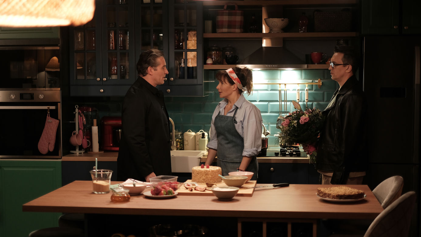 Lulu. Andrzej Wiśniewski (Michał Czernecki), Lucyna (Anna Dereszowska), Jacek (Przemysław Sadowski)