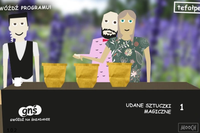 Gwóźdź Programu - gra nawiązująca do wpadki w Pytaniu na Śniadanie