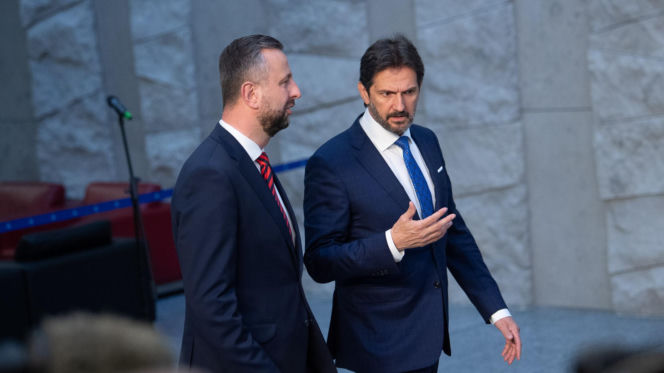 wicepremier - minister obrony narodowej Władysław Kosiniak-Kamysz wziął udział w spotkaniu ministrów obrony NATO w Brukseli
