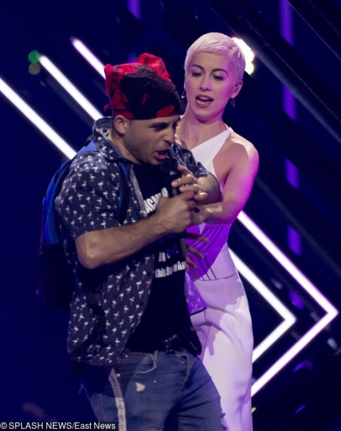 Eurowizja 2018. Niebezpieczny incydent w czasie finału