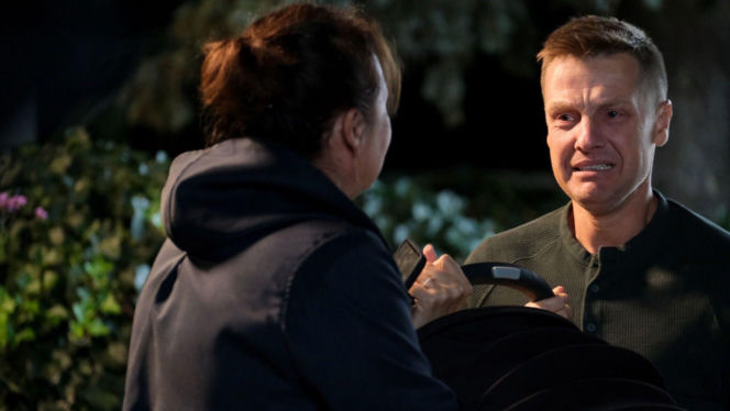 M jak miłość odc. 1908. Marysia (Małgorzata Pieńkowska), Paweł (Rafał Mroczek)