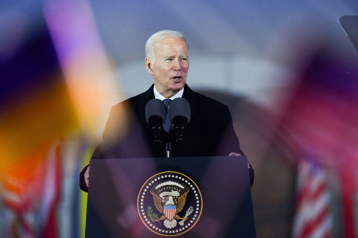 Joe Biden w Warszawie