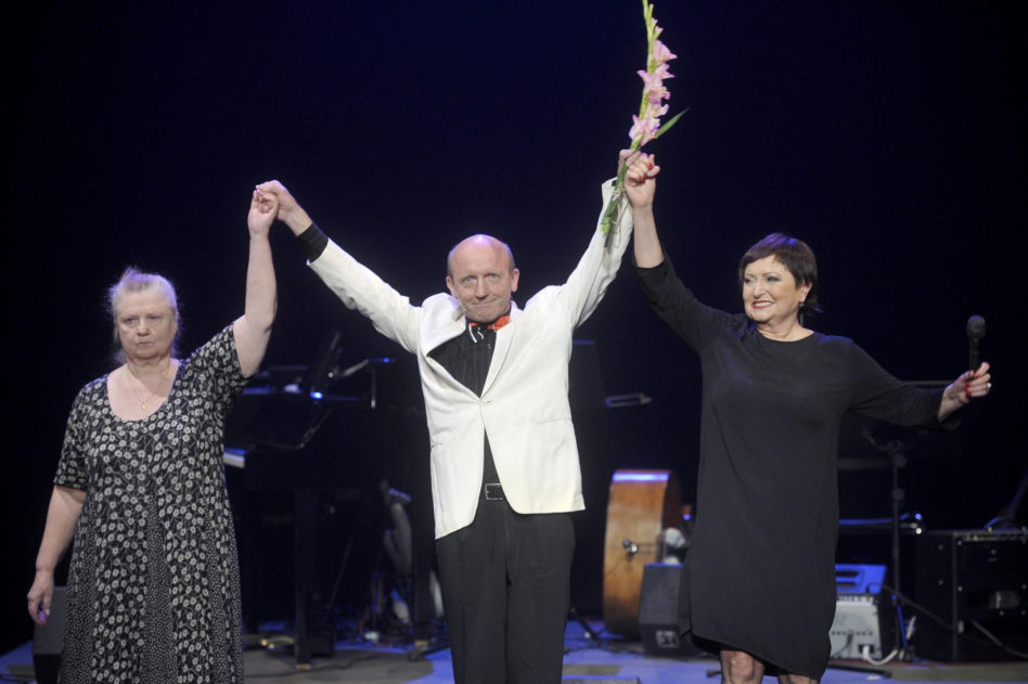 Stanisława Celińska z rodziną