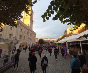 środowy protest w Lesznie