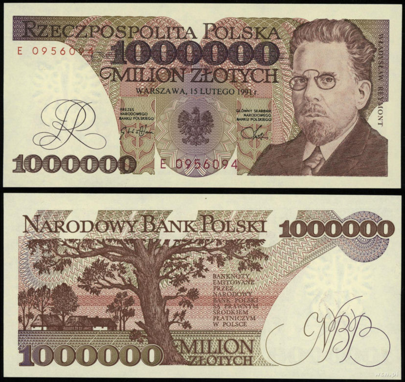 Banknoty przed 1995 rokiem 