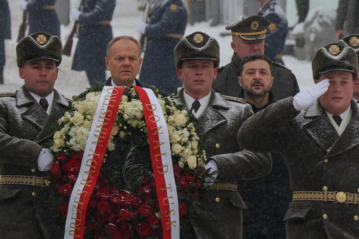 Premier Donald Tusk rozpoczął wizytę w Kijowie. Spotkał się z prezydentem Wołodymyrem Zełenskim