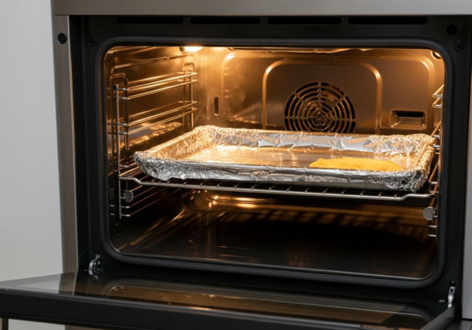 Ochrona blachy lub rusztów w piekarniku