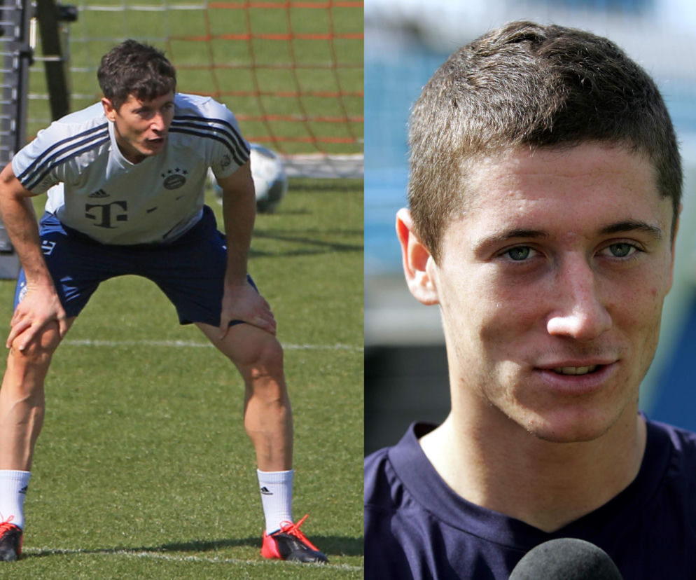 Jak zmieniali się sportowcy - Robert Lewandowski