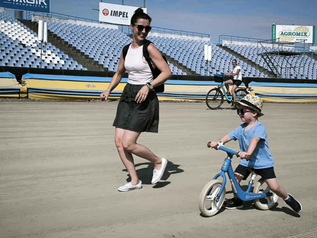 Rowerowa stolica Polski na stadionie 