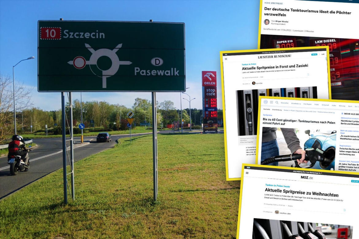 Ceny paliwa w Polsce są dużo niższe niż w Niemczech