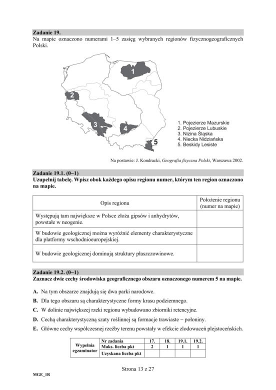 Matura 2020: Geografia. ARKUSZ CKE z geografii odpowiedzi z egzaminu 19.06.2020