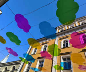 Ozdoby w centrum Leszna