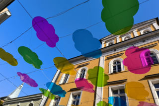 Ozdoby w centrum Leszna