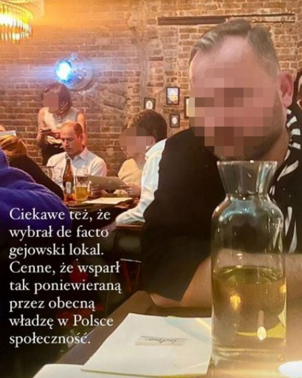 Książę William w barze przyjaznym społeczności LGBTQ+