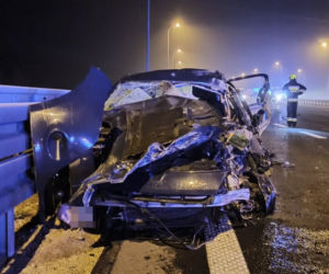 Wypadek na A4 w Gorliczynie [ZDJĘCIA]